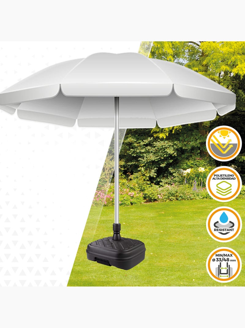 Aktive Base para guarda-sol 56x56x56x40 cm antracite Ø33-48 mm Cinza-cinza antracite cinza - Kiabi