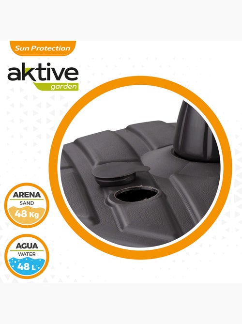 Aktive Base para guarda-sol 56x56x56x40 cm antracite Ø33-48 mm - Kiabi