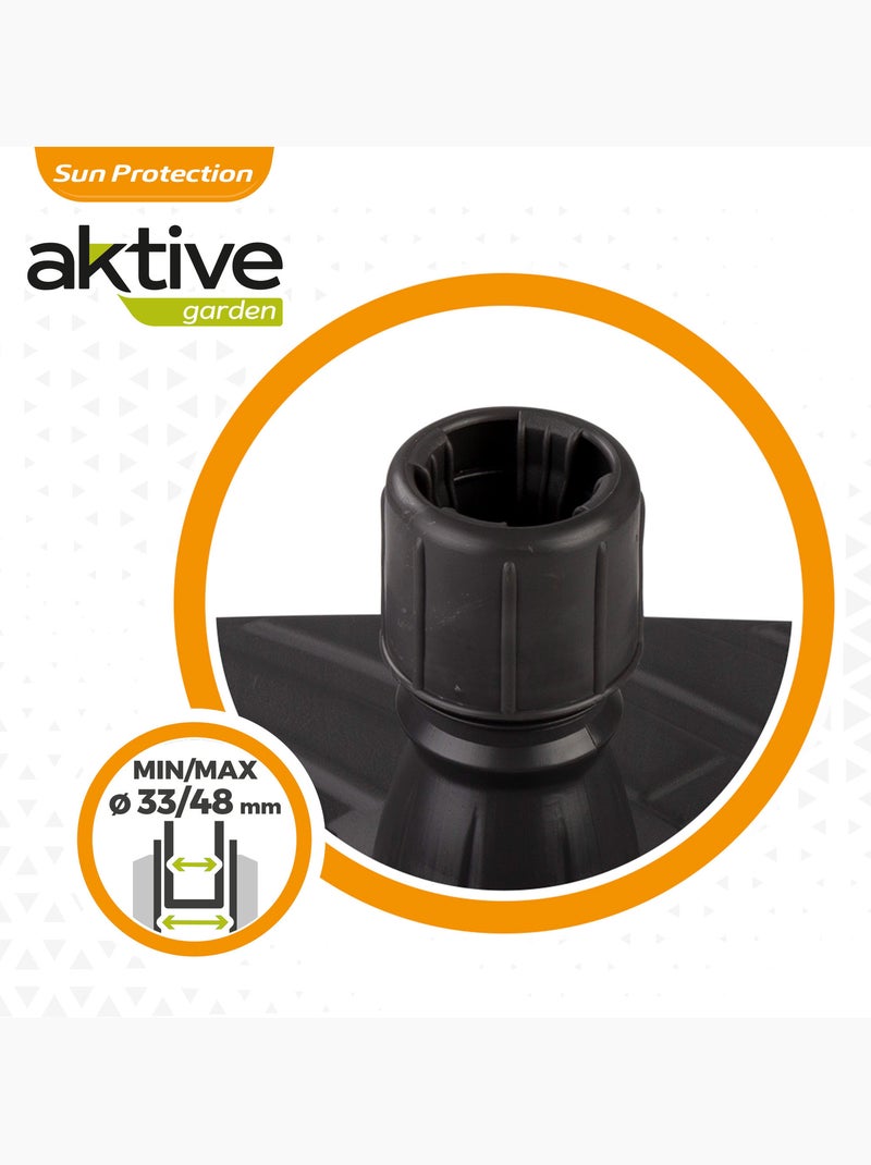 Aktive Base para guarda-sol 56x56x56x40 cm antracite Ø33-48 mm Cinza-cinza antracite cinza - Kiabi
