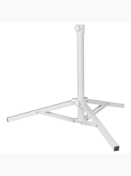 Aktive base para guarda-sol com 3 pernas 100x100x83 cm metal branco - Kiabi Aktive base para guarda-sol com 3 pernas 100x100x83 cm metal branco - Kiabi
