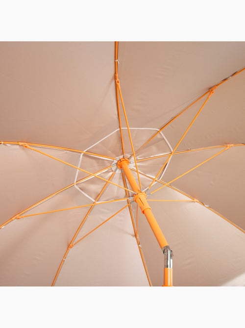 Aktive beach guarda-sol de praia laranja inclinável com proteção uv50, 220 cm de diâmetro - Kiabi Aktive beach guarda-sol de praia laranja inclinável com proteção uv50, 220 cm de diâmetro - Kiabi
