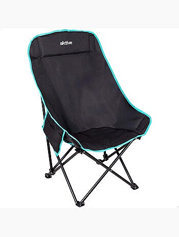 Aktive cadeira de camping dobrável 55x45x90 cm com bolsa de transporte