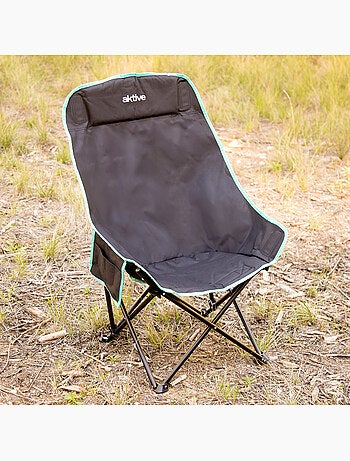 Aktive cadeira de camping dobrável 55x45x90 cm com bolsa de transporte