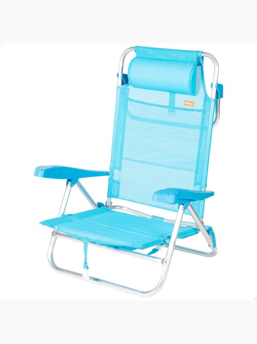 Aktive cadeira de praia baixa com múltiplas posições 47x49x82 cm caribe - Kiabi