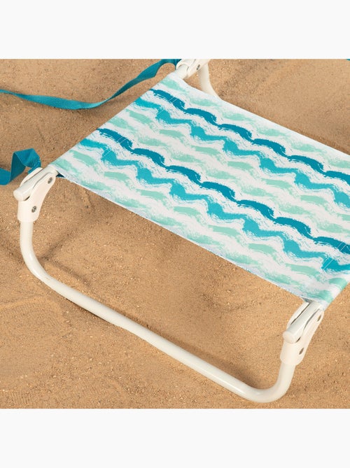Aktive cadeira de praia baixa dobrável 45x50x50 cm ondas - Kiabi Aktive cadeira de praia baixa dobrável 45x50x50 cm ondas - Kiabi