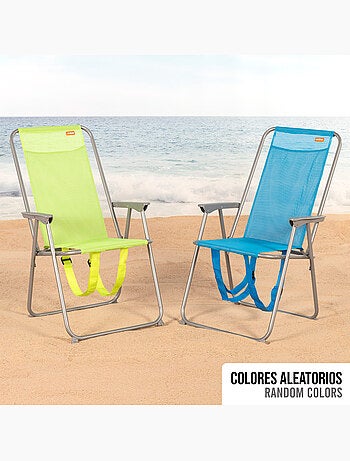 Aktive cadeira de praia dobrável 44x42x88 cm sortido