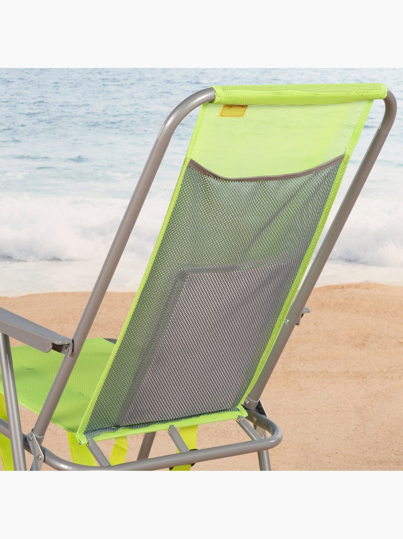 Aktive cadeira de praia dobrável 44x42x88 cm sortido Azul - Kiabi