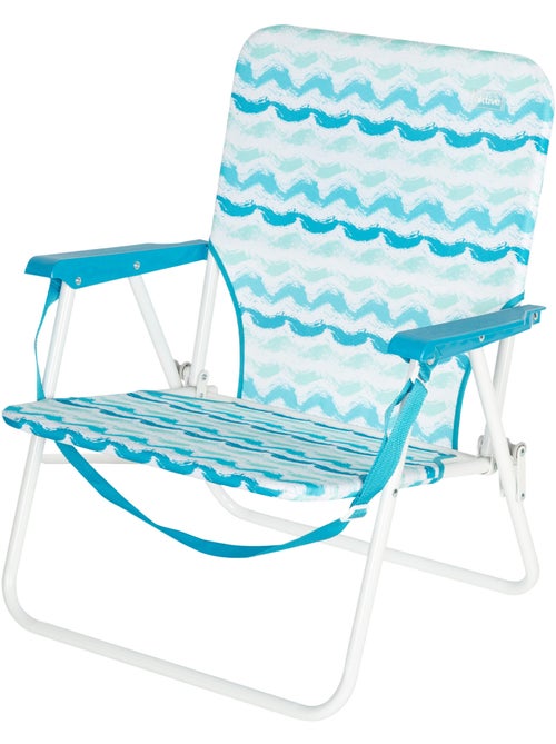 Aktive cadeira de praia dobrável 45x40x70 cm com bolso traseiro - Kiabi Aktive cadeira de praia dobrável 45x40x70 cm com bolso traseiro - Kiabi