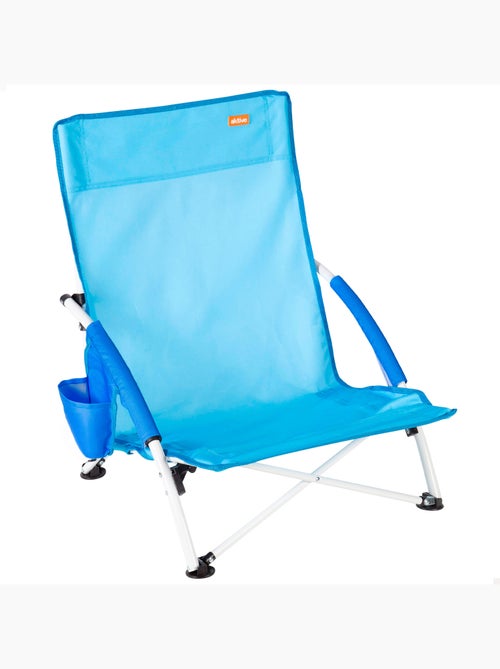 Aktive cadeira de praia dobrável azul marinho 50x49x66 cm - Kiabi