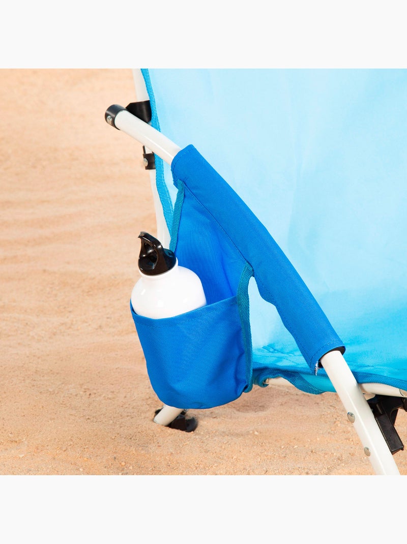 Aktive cadeira de praia dobrável azul marinho 50x49x66 cm Azul - Kiabi