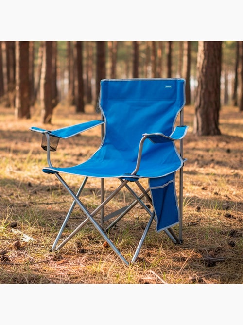 Aktive cadeira dobrável azul anti-tombamento - Kiabi Aktive cadeira dobrável azul anti-tombamento - Kiabi