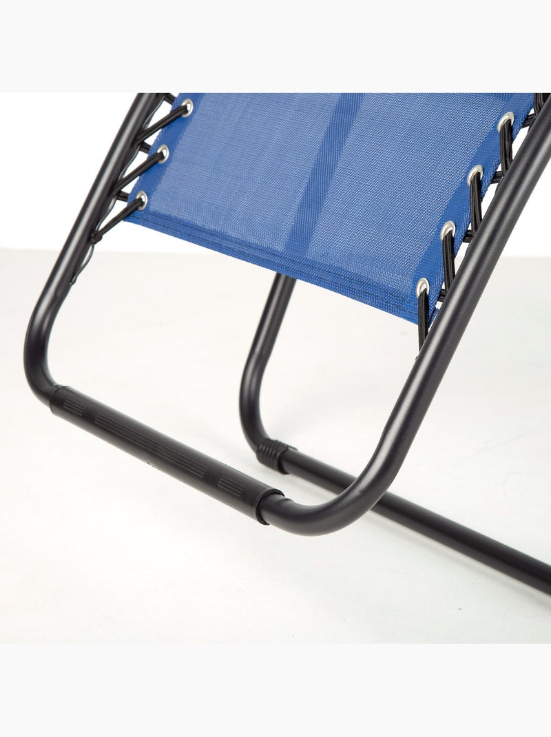 Aktive cadeira dobrável para jardim de gravidade zero azul 2 posições Azul - Kiabi