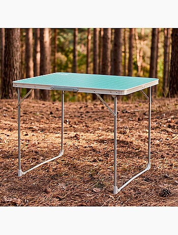 Aktive camping mesa dobrável para camping 80x60x70 cm