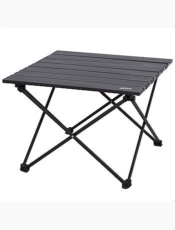 Aktive camping mesa dobrável para camping com mecanismo anti-tombamento 43x40x31 cm