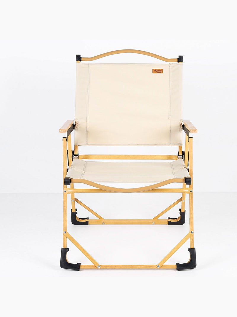 Aktive conjunto de 2 cadeiras de glamping 47x51x77 cm creme Creme - Kiabi