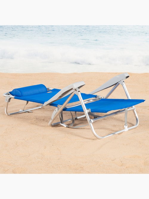 Aktive conjunto de 2 cadeiras de praia baixas com múltiplas posições, 47x49x82 cm, gomera - Kiabi Aktive conjunto de 2 cadeiras de praia baixas com múltiplas posições, 47x49x82 cm, gomera - Kiabi
