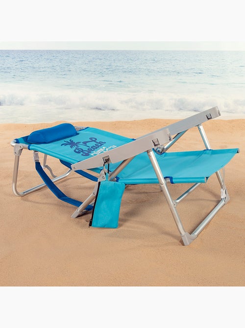 Aktive conjunto de 2 cadeiras de praia dobráveis baixas azuis - Kiabi Aktive conjunto de 2 cadeiras de praia dobráveis baixas azuis - Kiabi