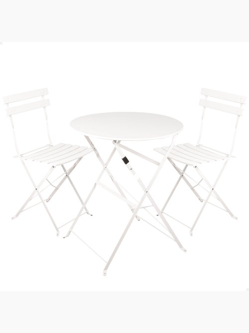 Aktive conjunto de móveis para terraço 60x70 cm branco - Kiabi Aktive conjunto de móveis para terraço 60x70 cm branco - Kiabi