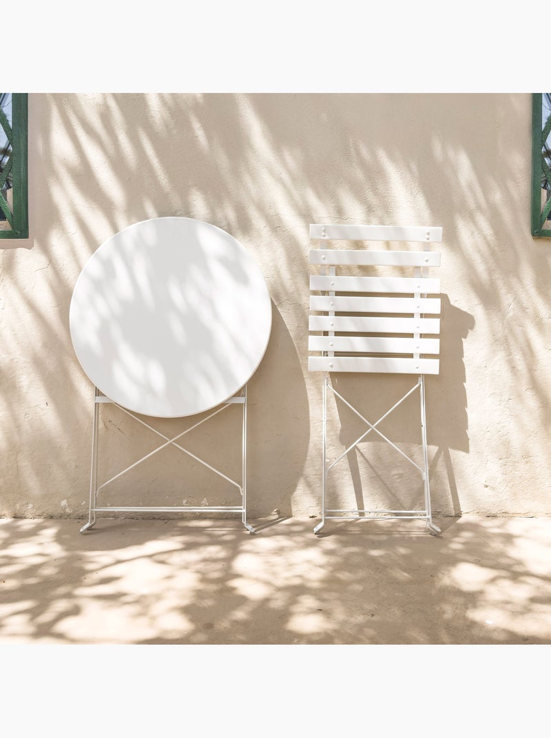 Aktive conjunto de móveis para terraço 60x70 cm branco Branco - Kiabi