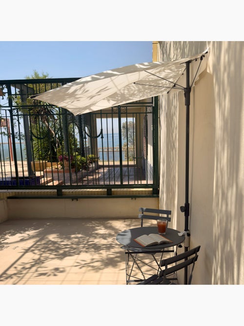 Aktive garden guarda-sol retangular de parede para jardim 160x100 cm - Kiabi