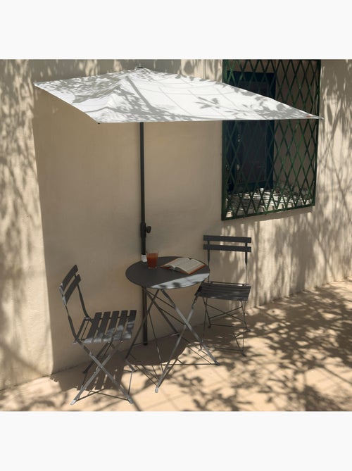 Aktive garden guarda-sol retangular de parede para jardim 160x100 cm - Kiabi