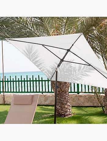 Aktive garden guarda-sol retangular para exterior proteção uv30 180x120 cm