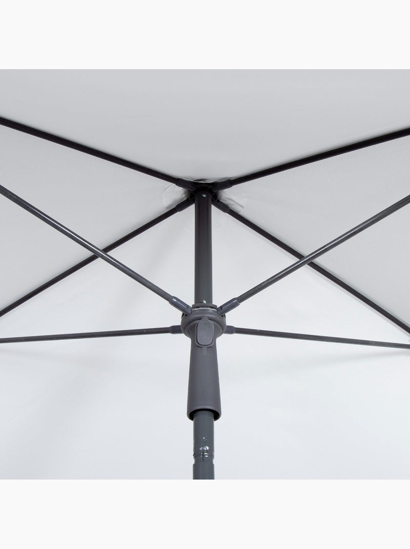 Aktive garden guarda-sol retangular para exterior proteção uv30 180x120 cm Branco - Kiabi