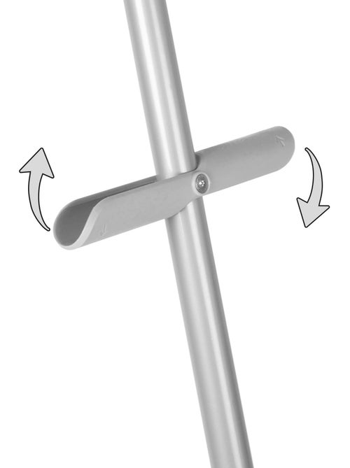 Aktive guarda-sol com 8 hastes 220 cm azul e branco com espiral de âncora - Kiabi