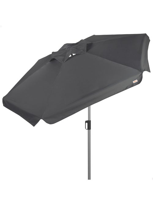 Aktive guarda-sol de jardim grande basculante hexagonal antracite 230 cm uv50 - Kiabi