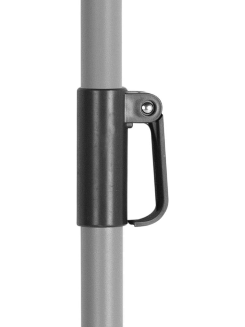 Aktive guarda-sol de jardim grande basculante hexagonal antracite 230 cm uv50 Cinza-cinza antracite cinza - Kiabi