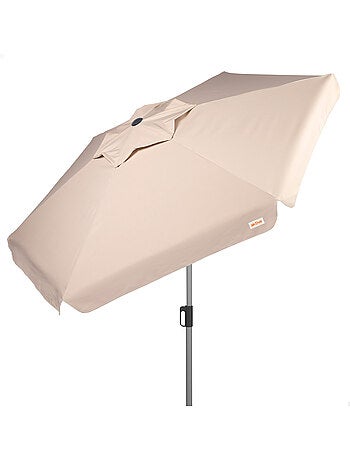 Aktive guarda-sol de jardim grande hexagonal basculante marfim 230 cm uv50