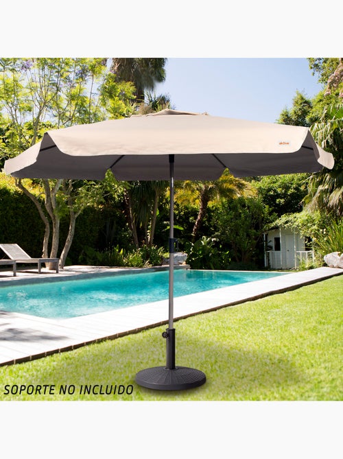 Aktive guarda-sol de jardim grande hexagonal basculante marfim 230 cm uv50 - Kiabi Aktive guarda-sol de jardim grande hexagonal basculante marfim 230 cm uv50 - Kiabi