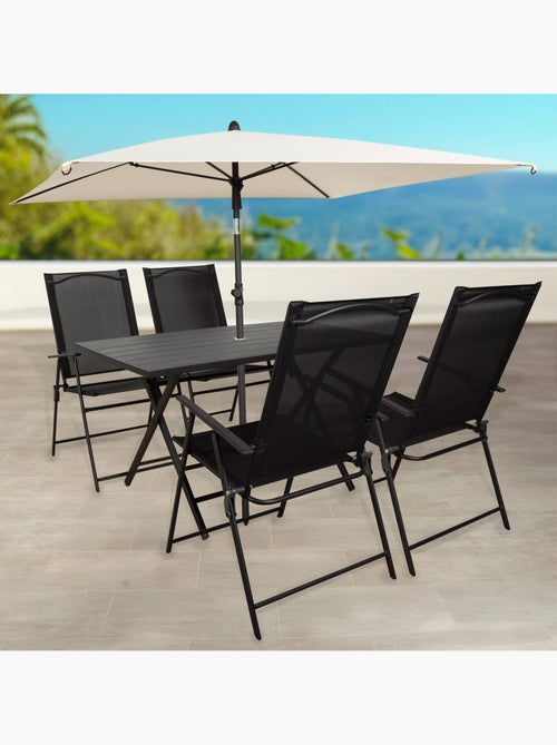 Aktive guarda-sol de jardim quadrado 175x175 cm com mastro basculante - Kiabi Aktive guarda-sol de jardim quadrado 175x175 cm com mastro basculante - Kiabi
