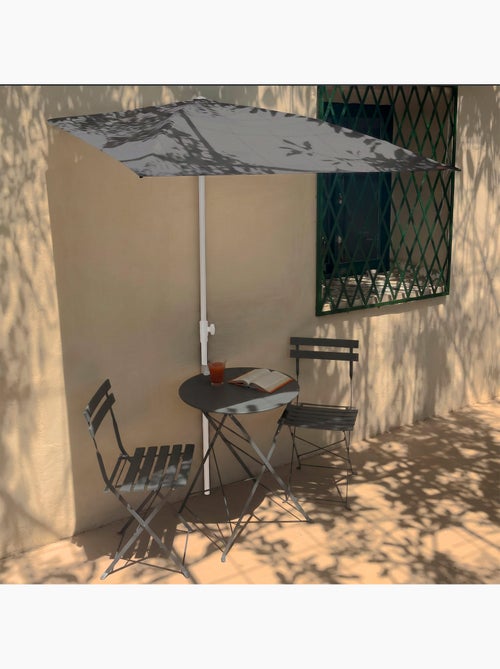 Aktive guarda-sol de parede retangular para jardim cinzento 160x100 cm - Kiabi Aktive guarda-sol de parede retangular para jardim cinzento 160x100 cm - Kiabi