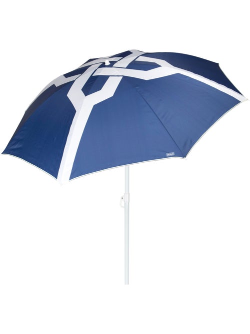 Aktive guarda-sol de praia 8 hastes 200 cm inclinável com impressão azul - Kiabi Aktive guarda-sol de praia 8 hastes 200 cm inclinável com impressão azul - Kiabi