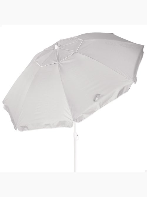 Aktive guarda-sol de praia 8 varas 220 cm cinzento guarda-sol basculante uv50 - Kiabi Aktive guarda-sol de praia 8 varas 220 cm cinzento guarda-sol basculante uv50 - Kiabi