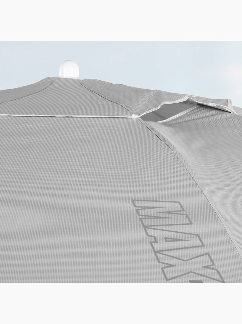 Aktive guarda-sol de praia 8 varas 220 cm cinzento guarda-sol basculante uv50 Cinza - Kiabi
