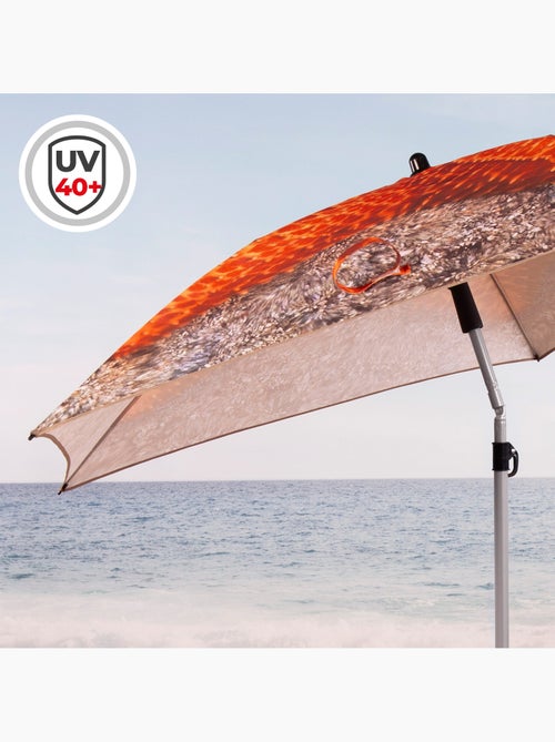 Aktive guarda-sol de praia 8 varetas 180 cm estrela-do-mar - Kiabi