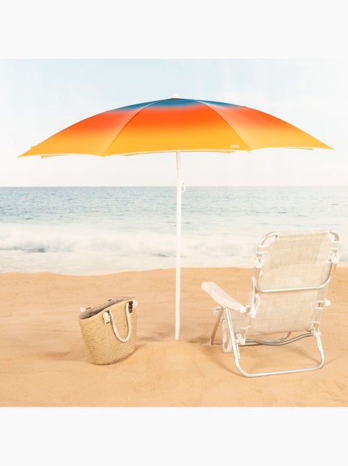 Aktive guarda-sol de praia 8 varetas 180 cm inclinável com estampa multicolorida - Kiabi Aktive guarda-sol de praia 8 varetas 180 cm inclinável com estampa multicolorida - Kiabi