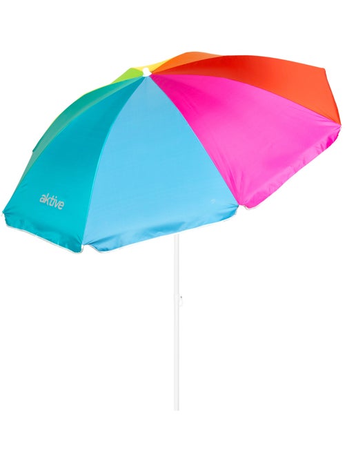 Aktive guarda-sol de praia 8 varetas 180 cm multicolorido - Kiabi