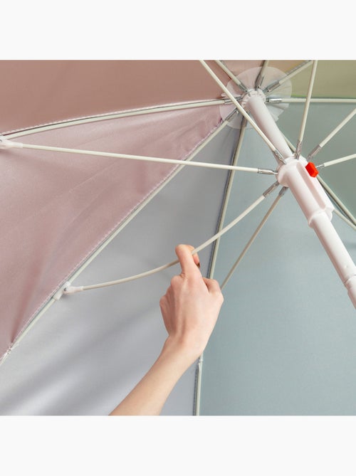 Aktive guarda-sol de praia 8 varetas 180 cm multicolorido - Kiabi