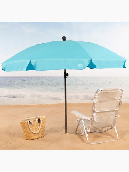 Aktive guarda-sol de praia 8 varetas 200 cm azul - Kiabi