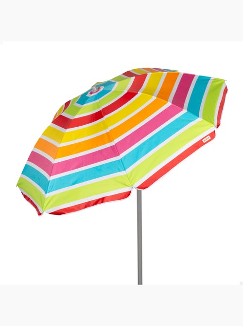 Aktive guarda-sol de praia 8 varetas180 cm cores às riscas - Kiabi