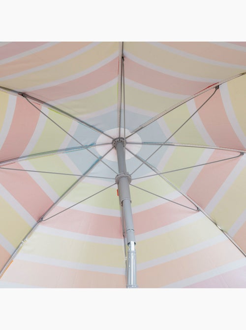 Aktive guarda-sol de praia 8 varetas180 cm cores às riscas - Kiabi