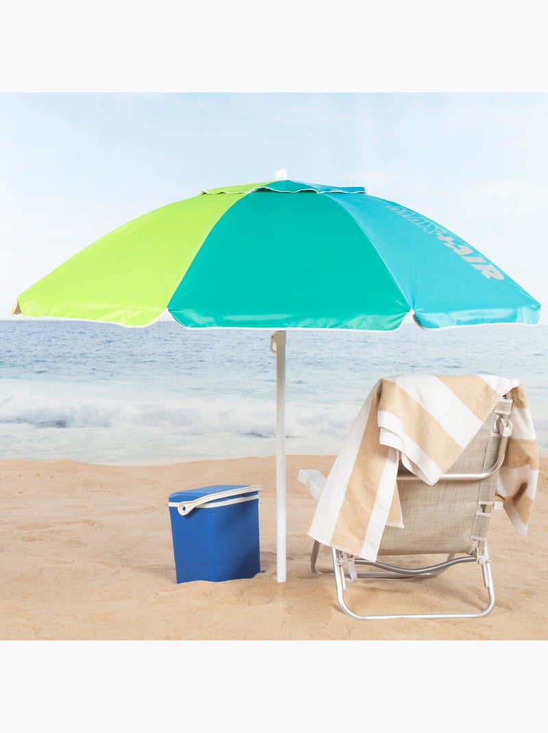 Aktive guarda-sol de praia anti-vento 8 varetas 220 cm multicolorido Multicolorido - Kiabi