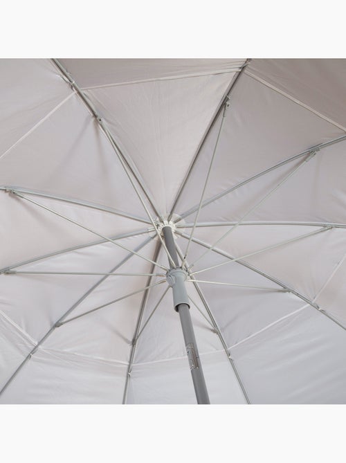 Aktive guarda-sol de praia com 10 varetas, 220 cm, cinza, inclinável, proteção uv50 - Kiabi Aktive guarda-sol de praia com 10 varetas, 220 cm, cinza, inclinável, proteção uv50 - Kiabi