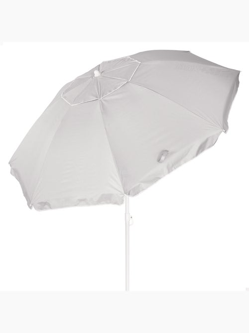 Aktive guarda-sol de praia com 8 varetas, 200 cm, cinza, inclinável, proteção uv50 - Kiabi Aktive guarda-sol de praia com 8 varetas, 200 cm, cinza, inclinável, proteção uv50 - Kiabi