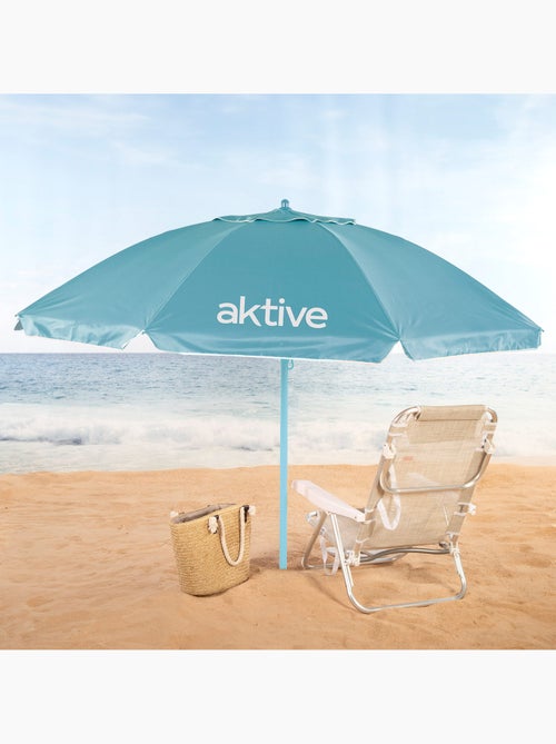 Aktive guarda-sol de praia inclinável com proteção uv50 d220 cm - Kiabi