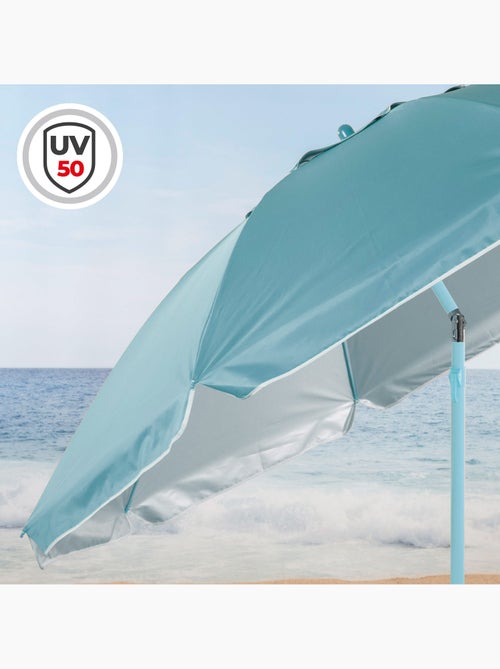 Aktive guarda-sol de praia inclinável com proteção uv50 d220 cm - Kiabi