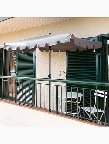 Aktive Guarda-sol retangular 200x125 cm com proteção UV50